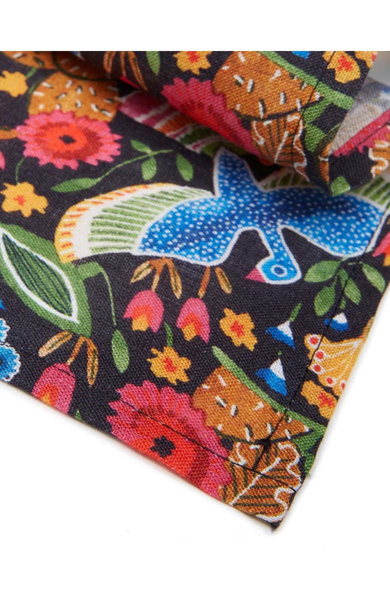 La DoubleJ Large Napkins Set Of 2 (45X45) Colombo Piccolo Black Multicolor, Alternate, color, Colombo Black Multicolor