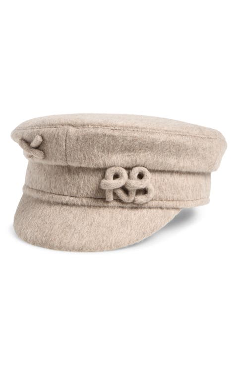 Wool Blend Baker Boy Cap