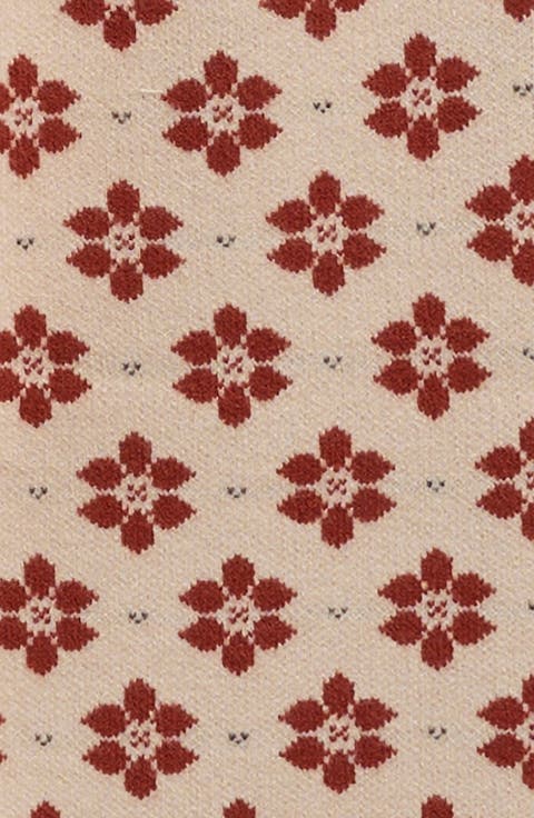 Kids' Poinsettia Knit Pants