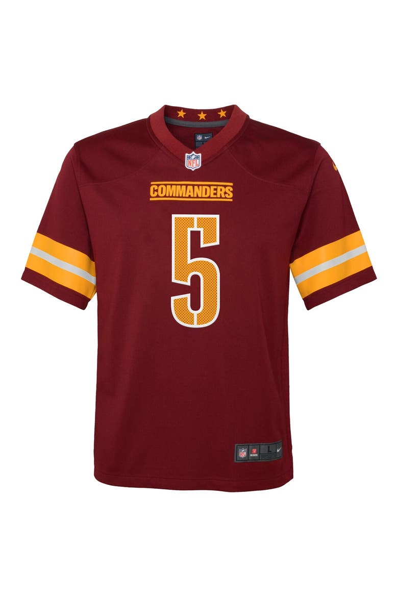 Youth Nike Jayden Daniels Burgundy Washington Commanders  Player Game Jersey, Alternate, color, Burgundy