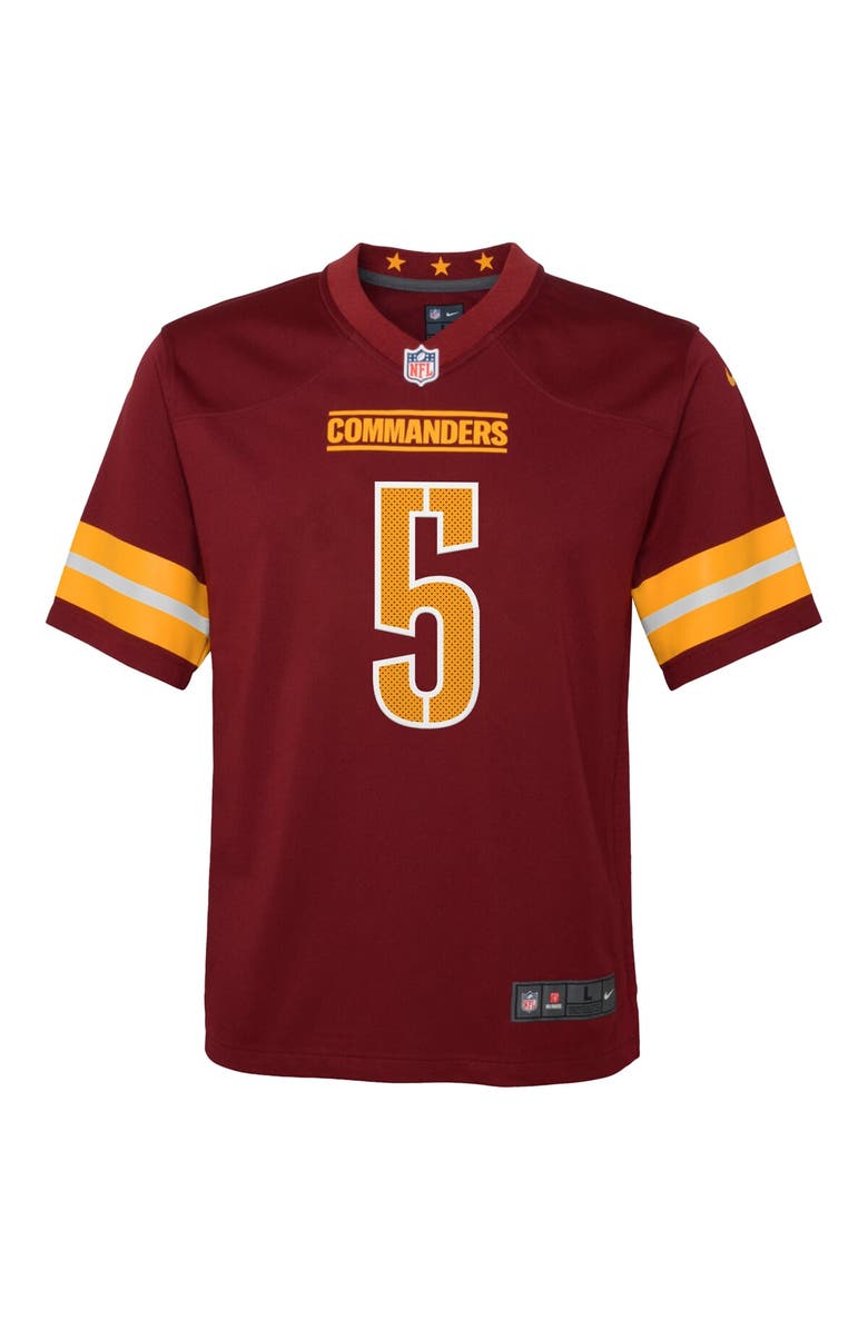 Nike Youth Nike Jayden Daniels Burgundy Washington Commanders Player Game Jersey, Alternate, color, Burgundy