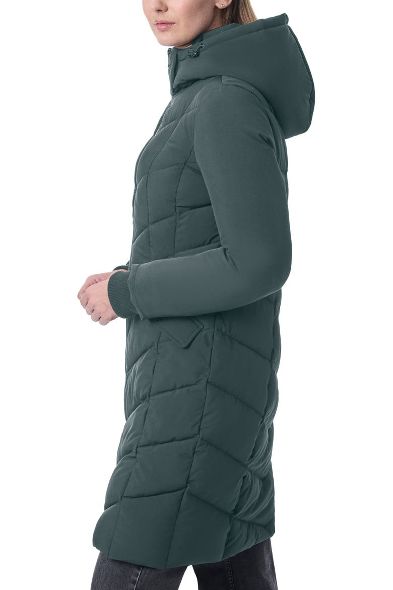 Hooded Walker Coat, Alternate, color, URBAN GREY