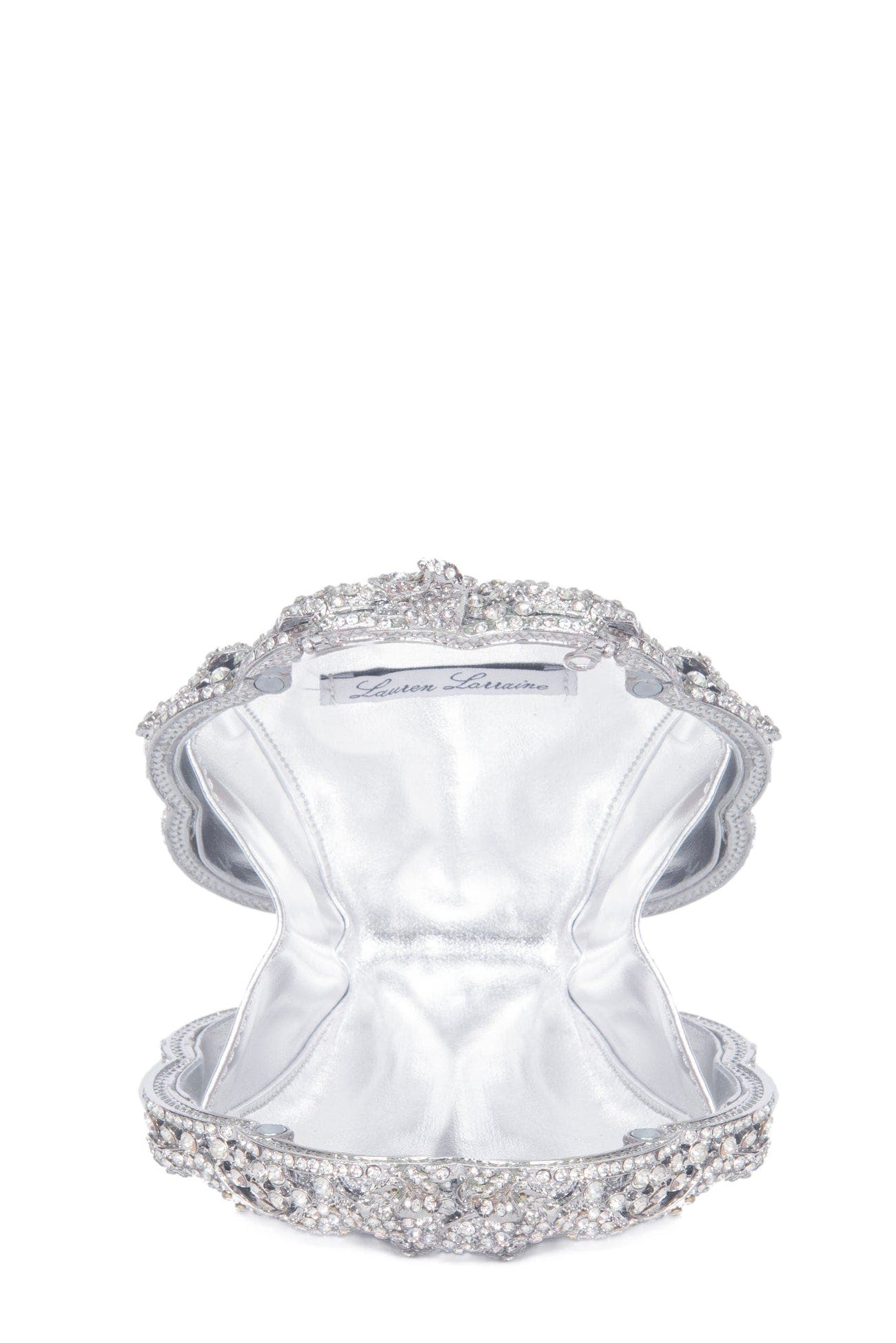 Lauren Lorraine Glam Clutches, Alternate, color, Silver