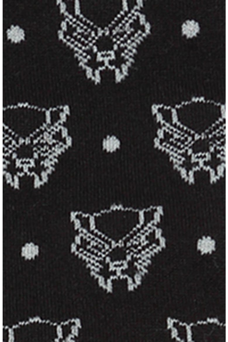 Black Panther Crew Socks & Lapel Pin Set, Alternate, color, BLACK
