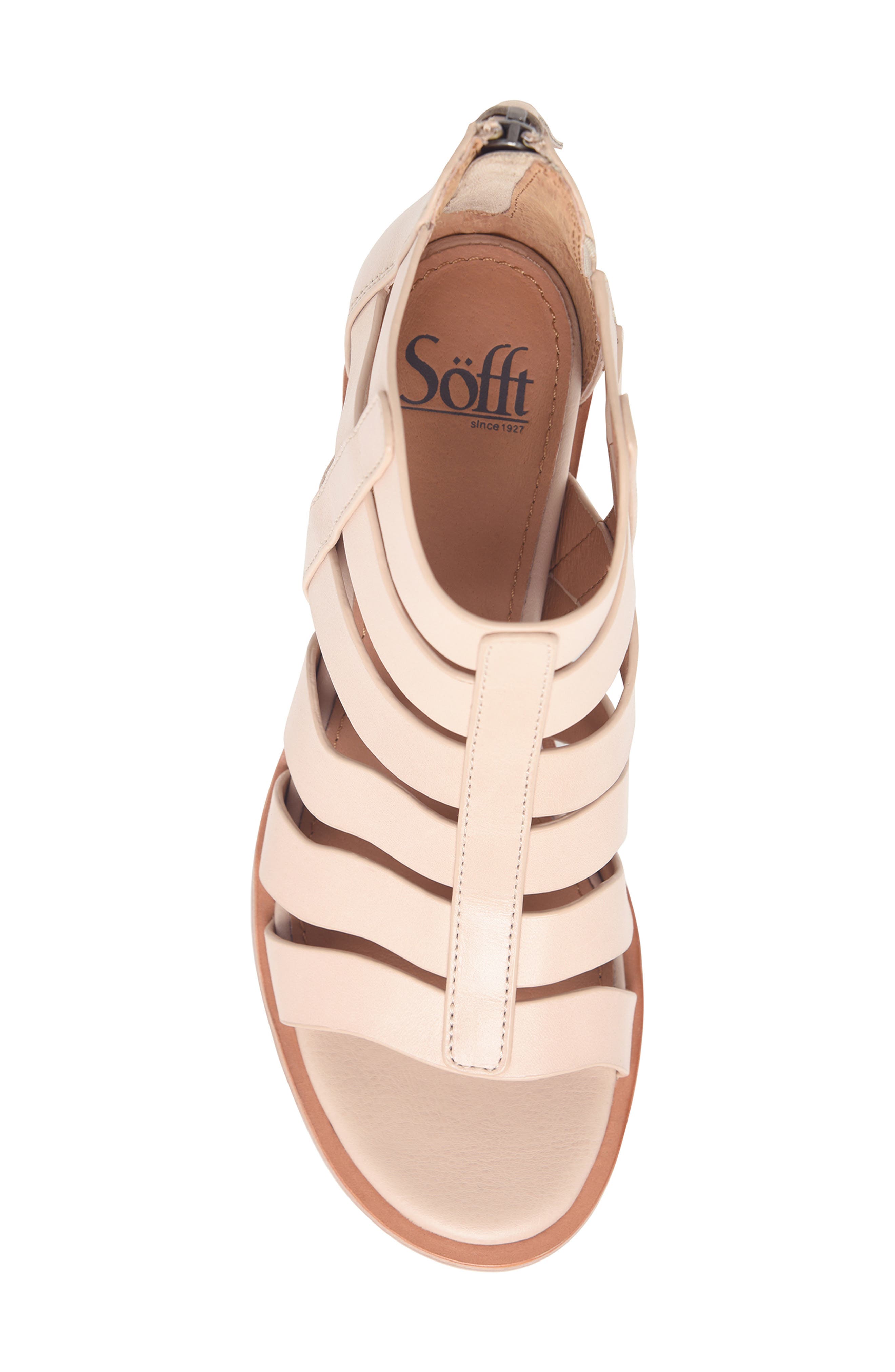 Söfft Carmen Strappy Sandal, Alternate, color, Beige