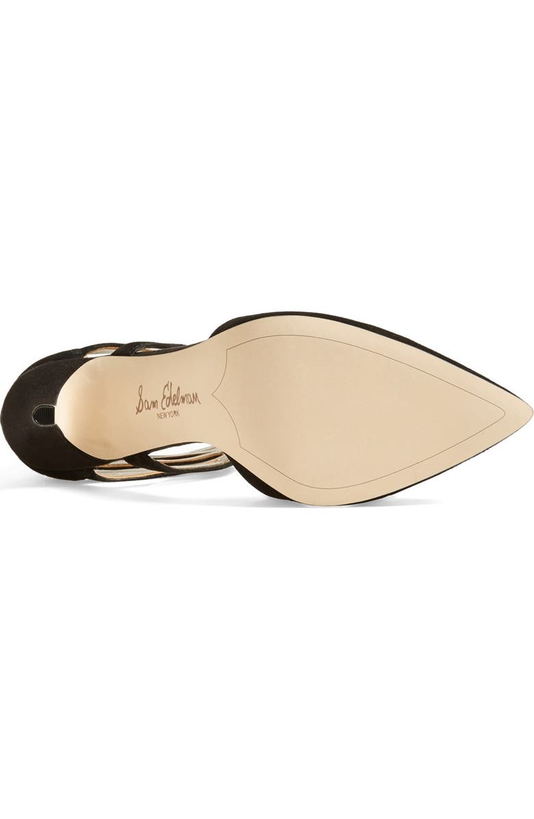 Sam Edelman 'Zachary' Cutout Ankle Cuff Suede Pump, Alternate, color,