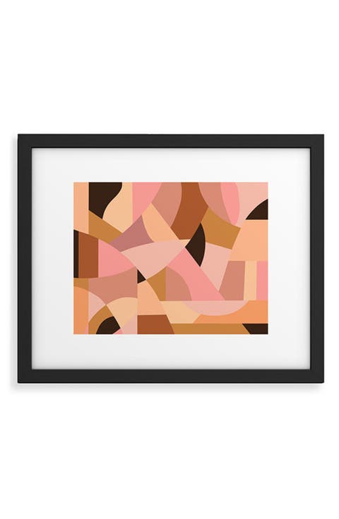 Pink Terracotta Framed Art Print