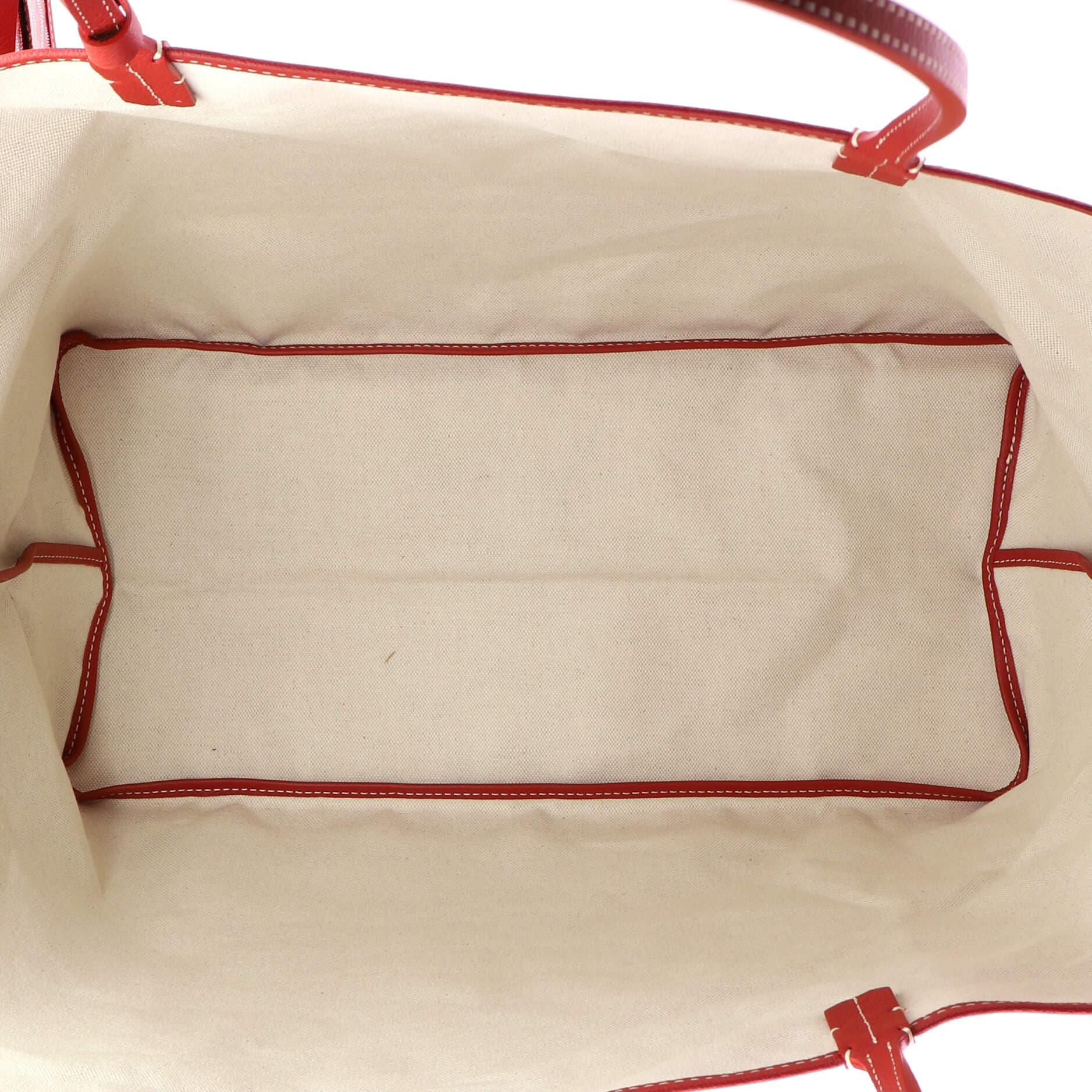 Pre-Owned Goyard Saint Louis Tote Coated Canvas GM, Alternate, color, Red