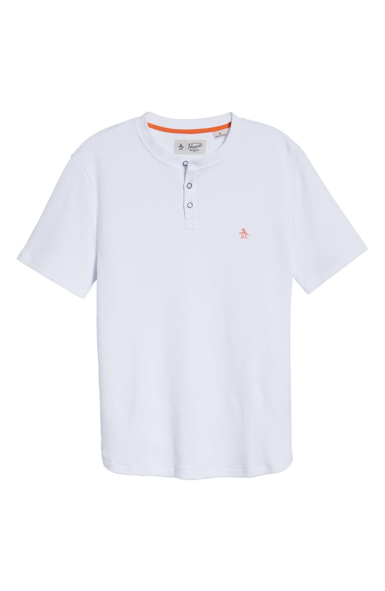 Original Penguin Waffle Knit Henley, Alternate, color, 