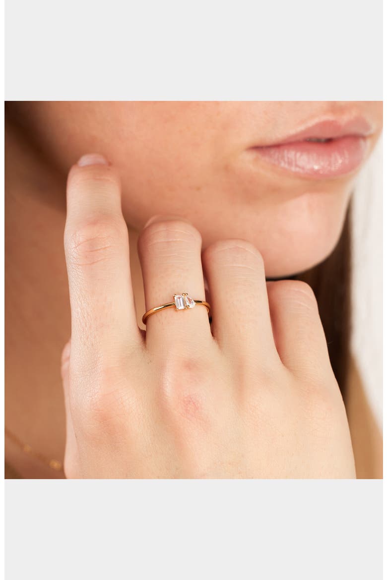 Toi et Moi Ring, Alternate, color, GOLD VERMEIL