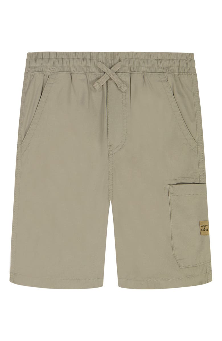 Lucky Brand Kids' Pull-On Cargo Shorts, Main, color, Wild Dove