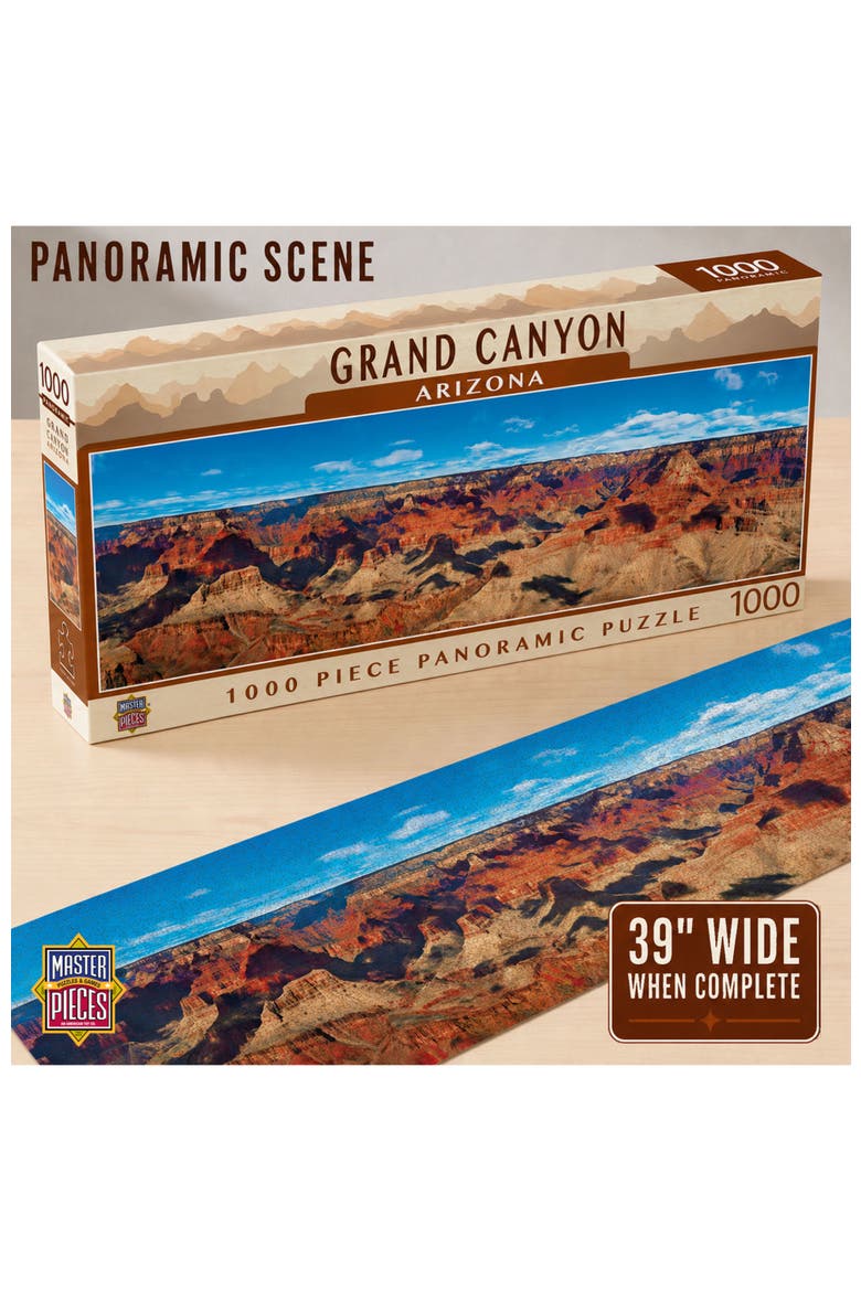 Grand Canyon 1000pc Panoramic Puzzle, Alternate, color, Multicolor