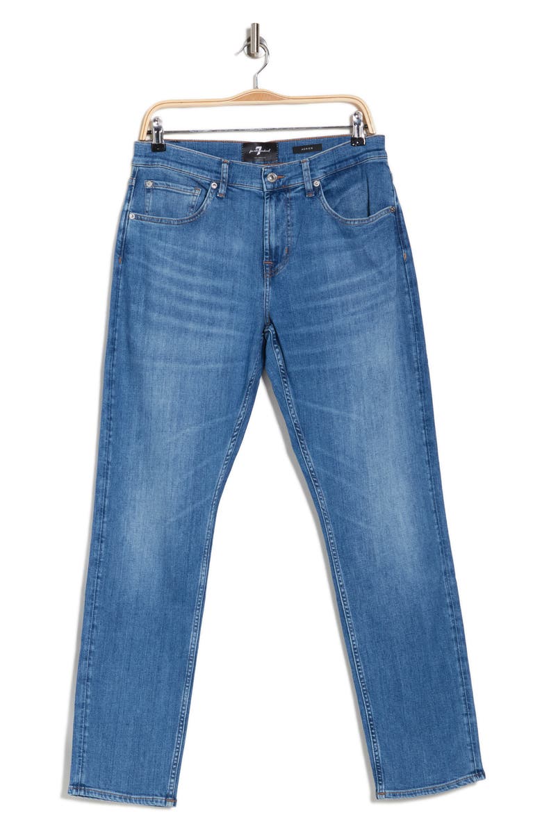 7 For All Mankind Adrien Stretch Tek Slim Jeans, Alternate, color, Stretch Tek Nom