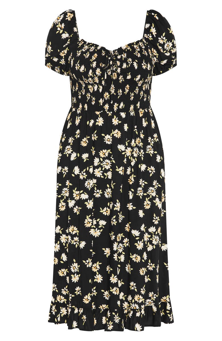 City Chic Emie Print Midi Dress, Alternate, color,