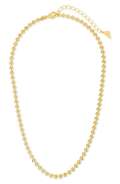 Nettie Polished HeartLink Bracelet