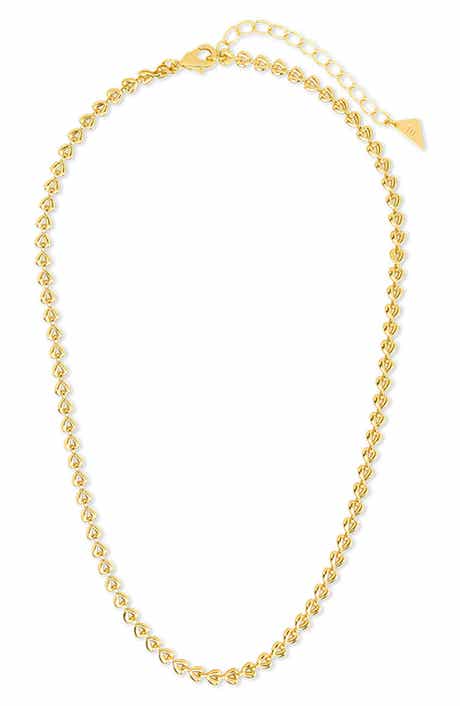 Sterling Forever Nettie Polished HeartLink Bracelet