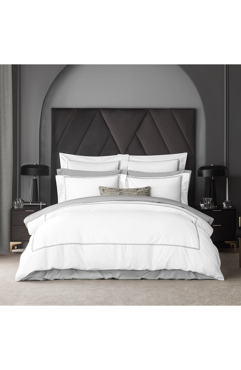 Togas Tavit Duvet Cover, Main, color, White