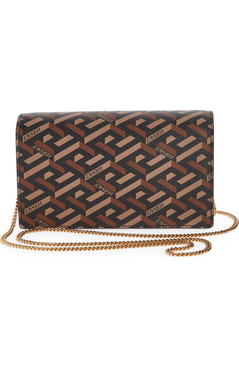 Versace Virtus Greca Signature Pouch, Alternate, color,