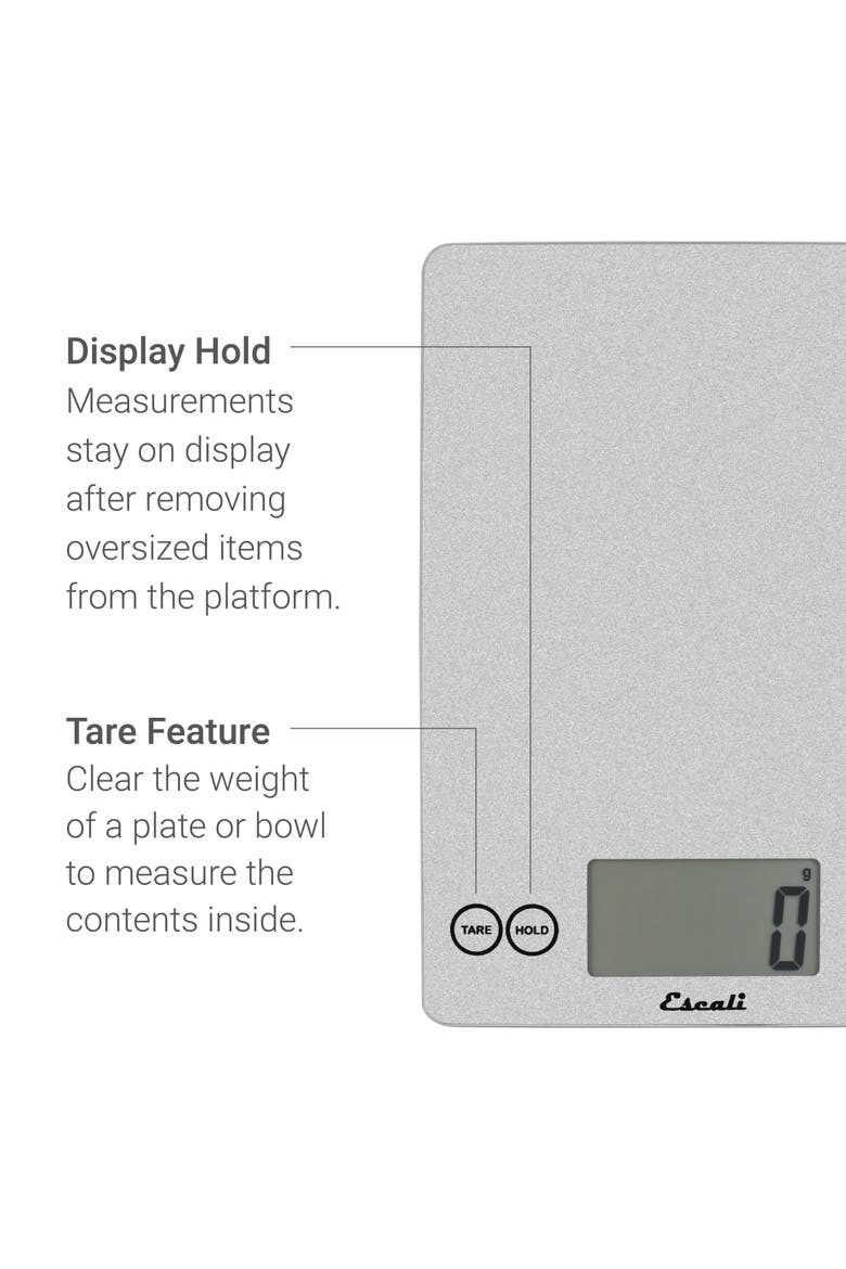 Arti Glass Digital Scale, Alternate, color, Shiny Silver