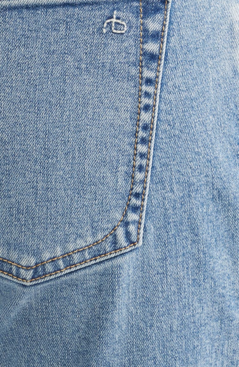 rag & bone Dre Low Rise Slim Boyfriend Jeans, Alternate, color, Redwood