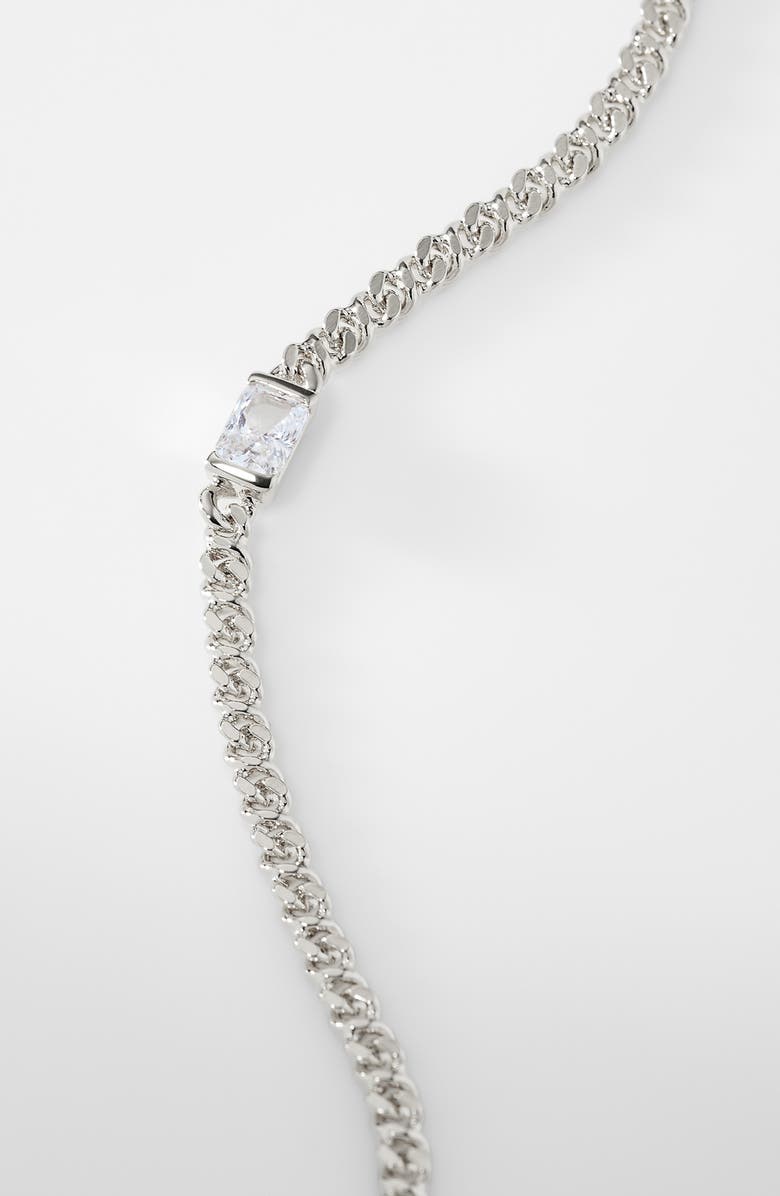 Nadri Zoe Mini Curb Chain Bracelet, Alternate, color,