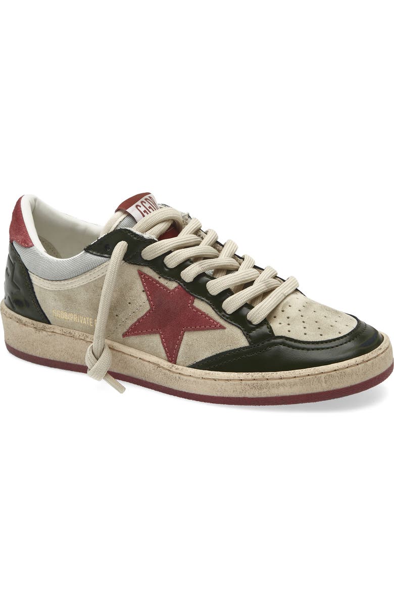Golden Goose Ball Star Sneaker, Main, color, Beige/ Green/ Mint/ Pink