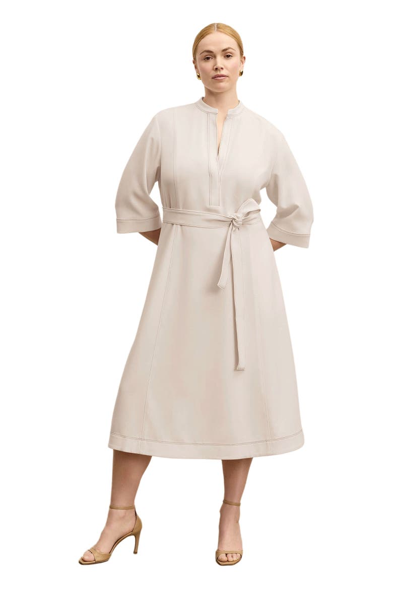 Lauleh Dress, Alternate, color, Eggshell