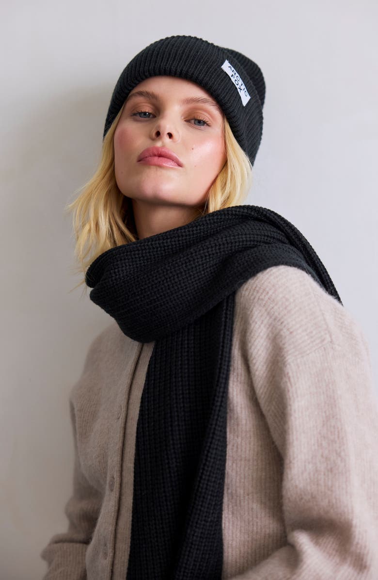 Arctic Fox & Co The Recycled Bottle Scarf, Alternate, color, Black Onyx