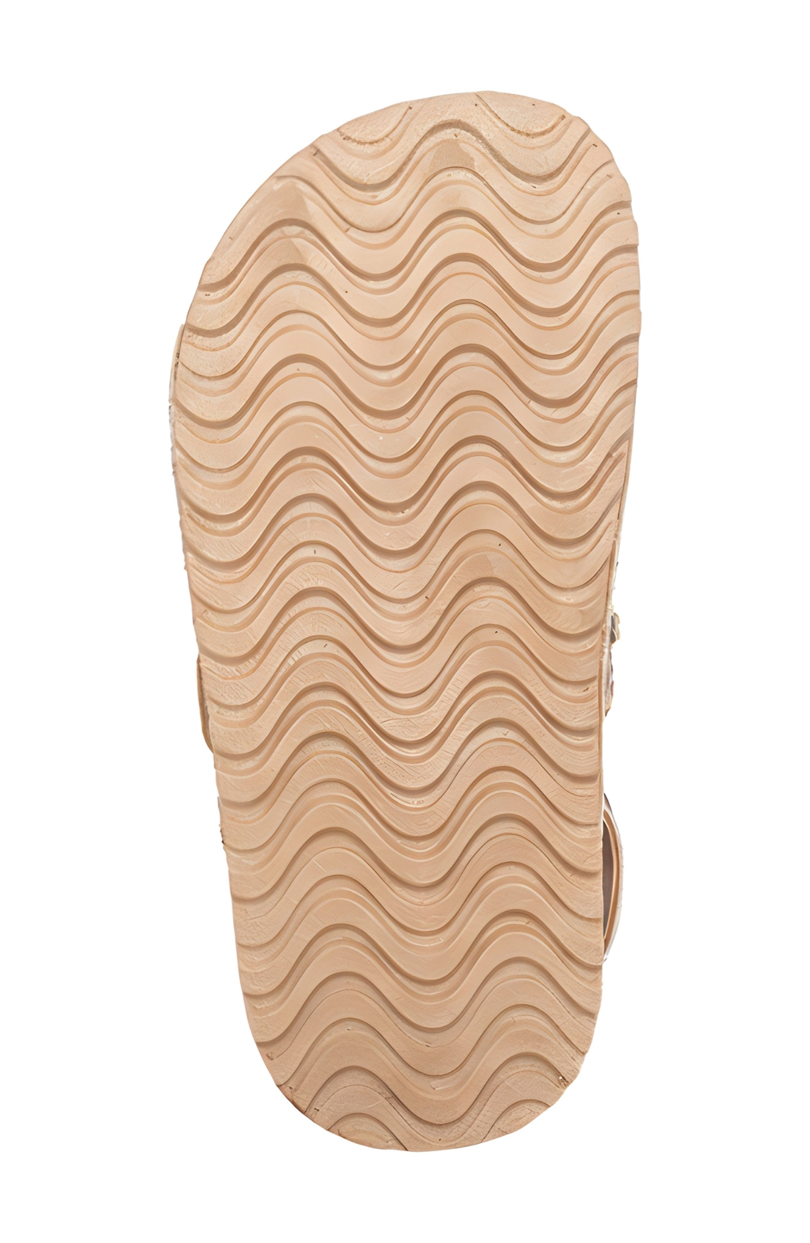 Kids' Rosie Footbed Sandal, Alternate, color, BEIGE MULTI