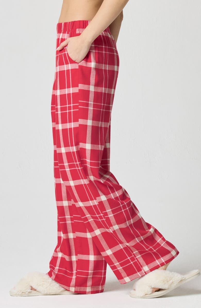 Florence by Mills Cozy Flannel Sleep Pants, Alternate, color, Scar Ball Plaid