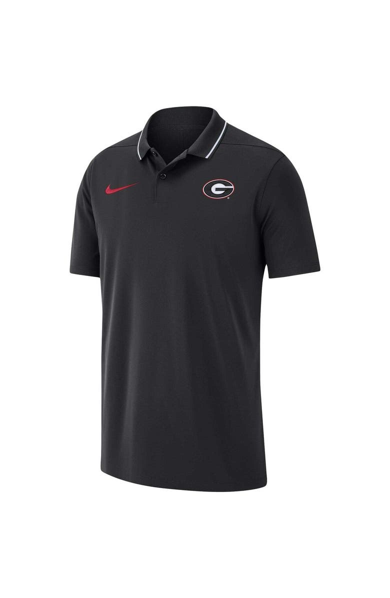 Nike Men's Nike Black Georgia Bulldogs 2023 Coaches Performance Polo, Alternate, color,