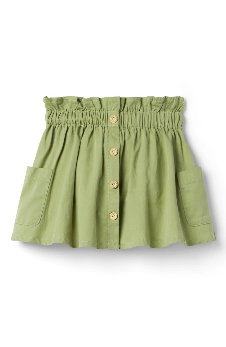 Little Paper Kids Emma Woven Skirt, Main, color, Sage Green