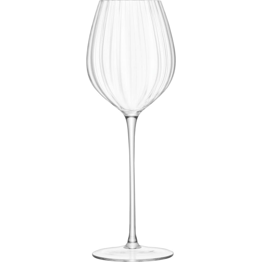 Lsa Aurelia Set Of 2 White Wine Glasses In Transparent