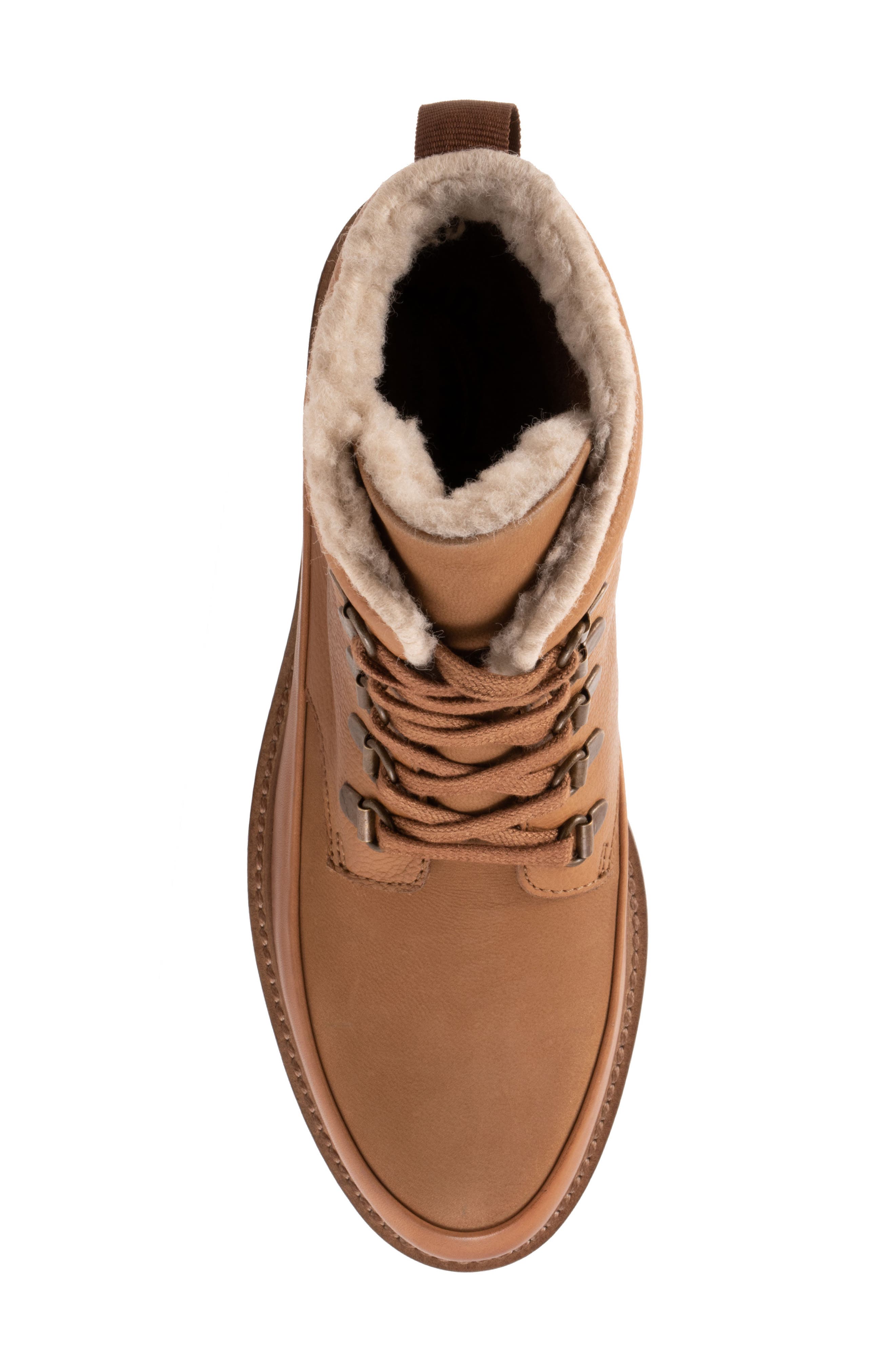 SoftWalk<sup>®</sup> Whitney Faux Shearling Lined Boot, Alternate, color, Luggage