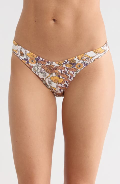 Splendour Regular Rise Thin Side Bikini Bottoms