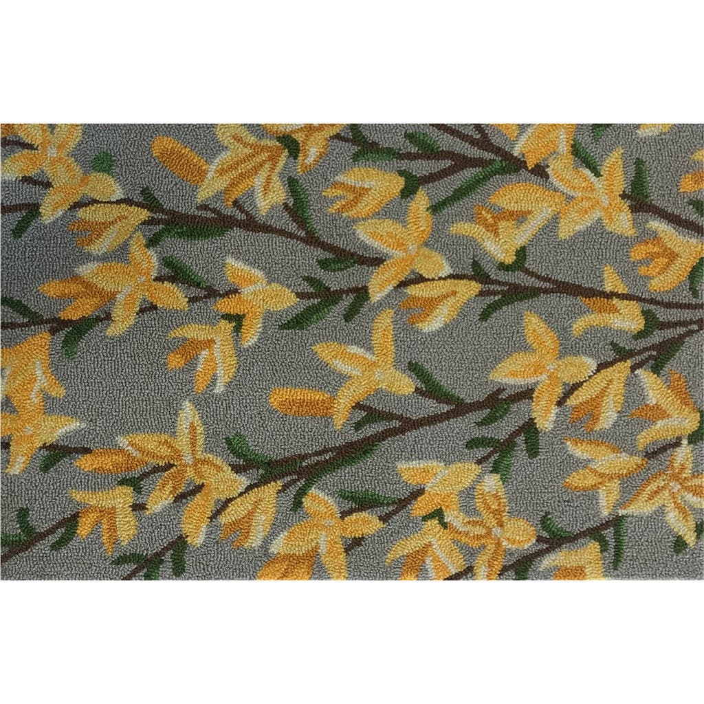 R16 Home Forsythia Door Mat In Grey