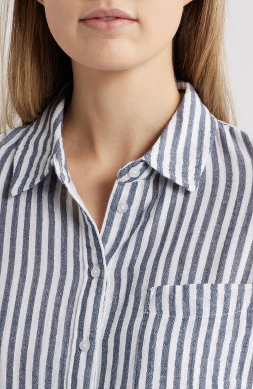 CASLONR CASLON(R) CASUAL GAUZE BUTTON-UP SHIRT
