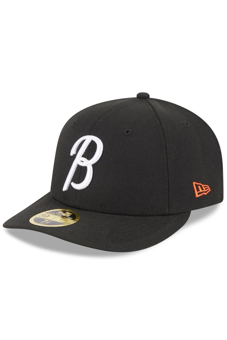 Men's New Era  Black Baltimore Orioles 2023 City Connect Low Profile 59FIFTY Fitted Hat, Alternate, color, Black