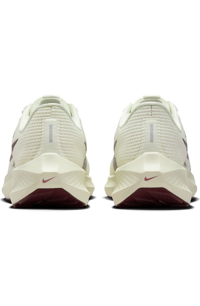Nike Air Zoom Pegasus 40 Running Shoe, Alternate, color, Sea Glass/ Burgundy/ White