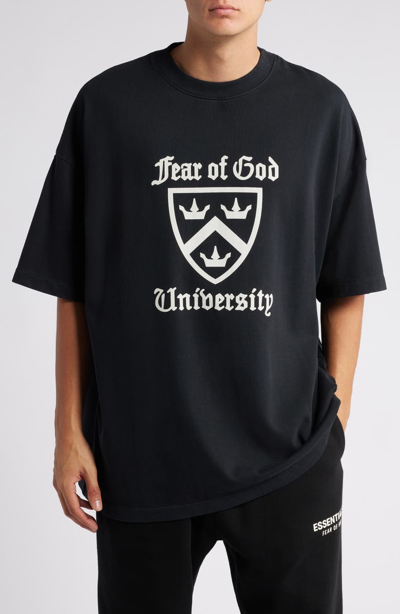 Fear of God Essentials Heavy Cotton Graphic T-Shirt, Main, color, 