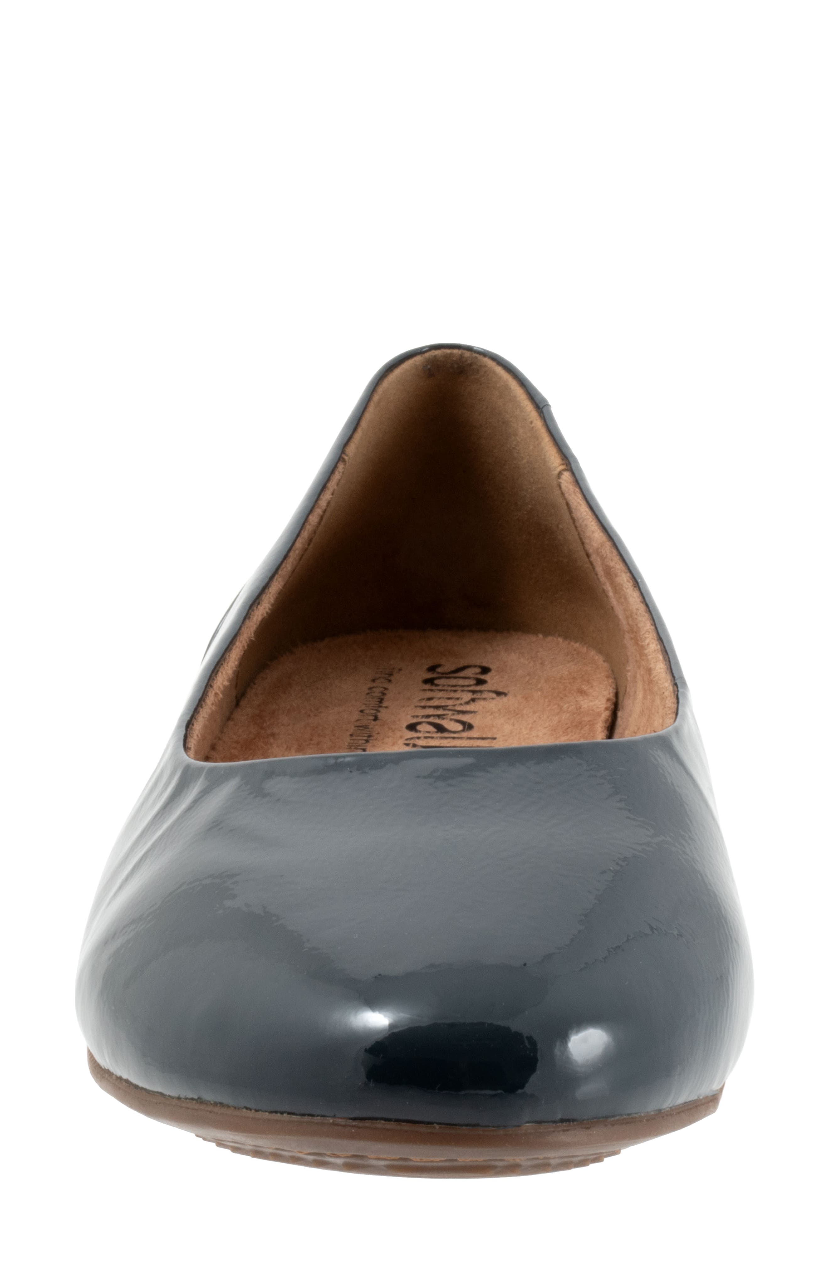 Shiraz Flat, Alternate, color, NAVY PATEN