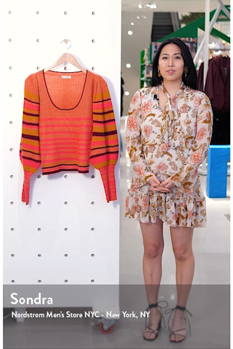 Kariana Stripe Cashmere Sweater video