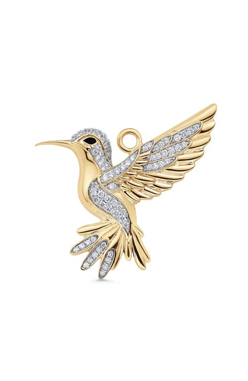 Sara Weinstock Hummingbird Pendant In Yellow Gold