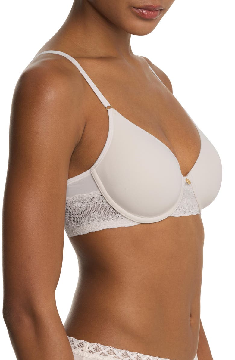 Natori Bliss Perfection Comfort Underwire T-Shirt Bra, Alternate, color, Coconut
