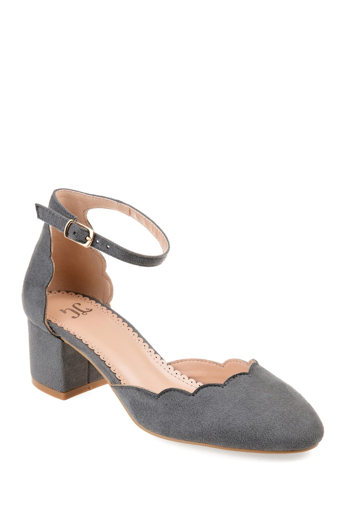 Edna Scallop Trim Pump, Alternate, color, GREY