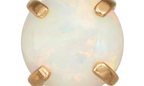 Fzn Gemstone Stud Earrings In White