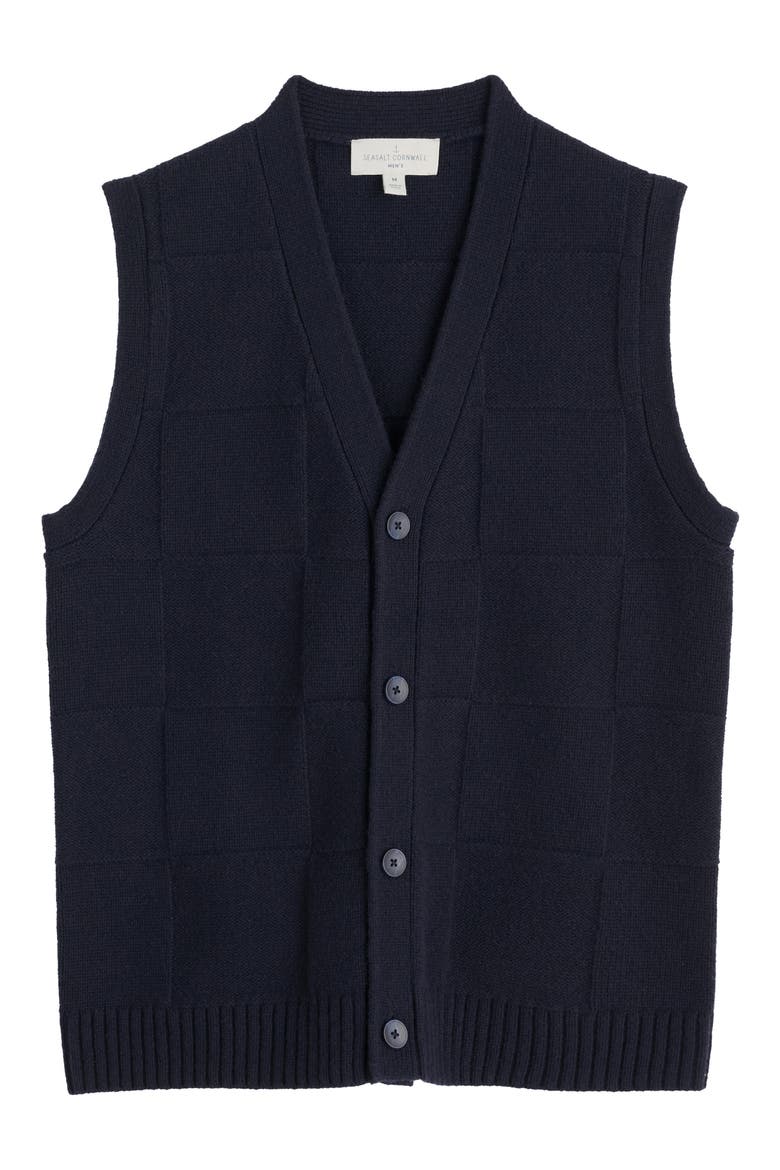 Gwelva Lambswool Blend Sweater Vest, Alternate, color, MARITIME