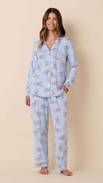 Pima Knit Long-Sleeved Pajama