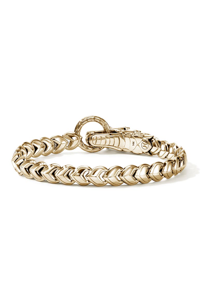 Naga Bracelet, 14K Gold, Diamonds, Alternate, color, GOLD