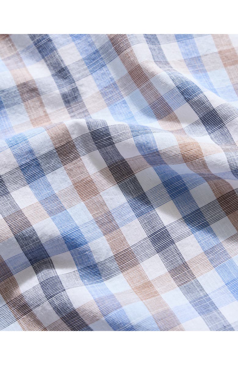 Billy Reid Hutcheson Tattersall Plaid Button-Up Shirt, Alternate, color, Blue Multi